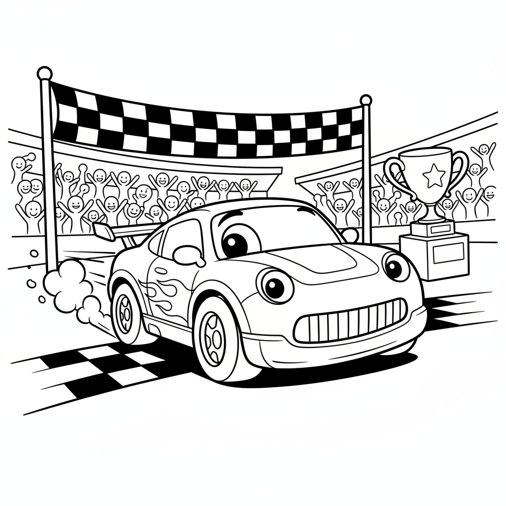 Coloriage coloriage flash mcqueen imprimer 5