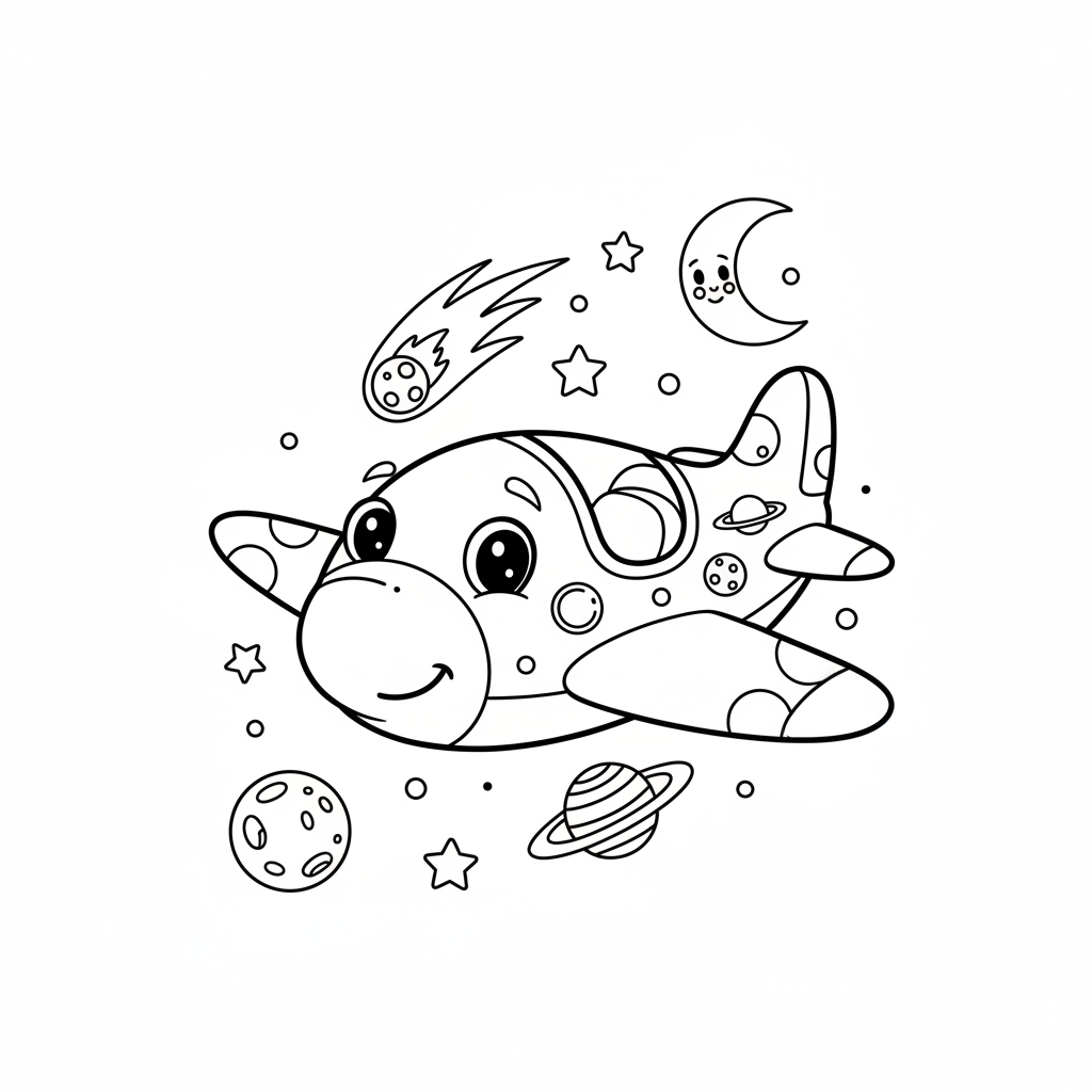 Coloriage coloriage galaxie 4