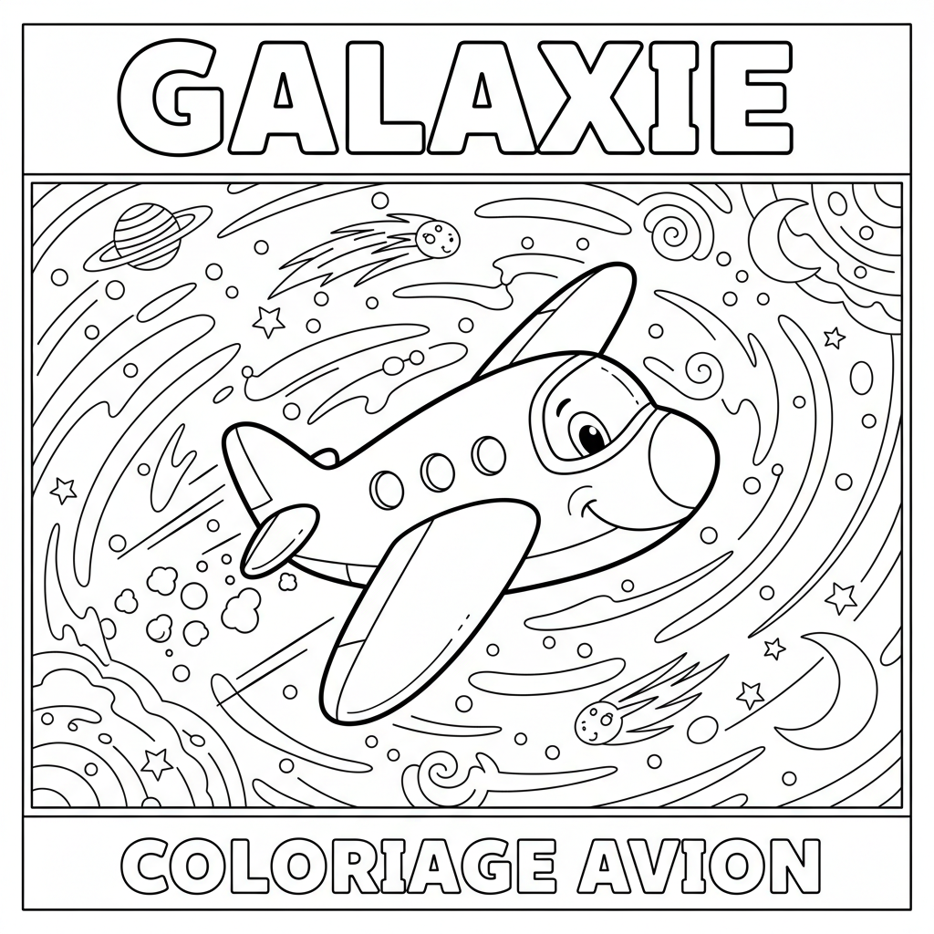Coloriage coloriage galaxie 5