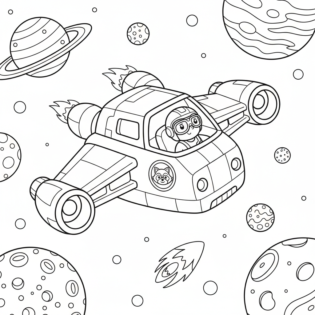 Coloriage coloriage gardien de la galaxie 2