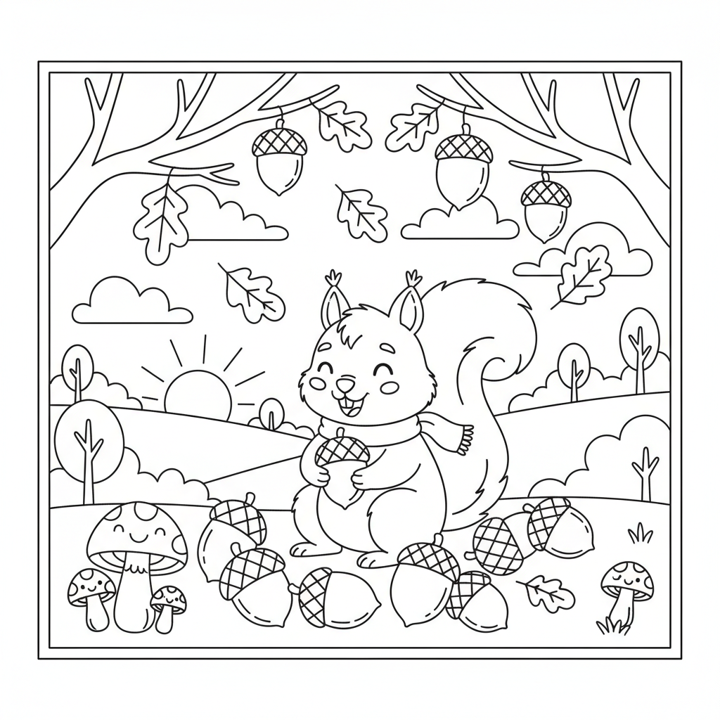 Coloriage coloriage glands 3