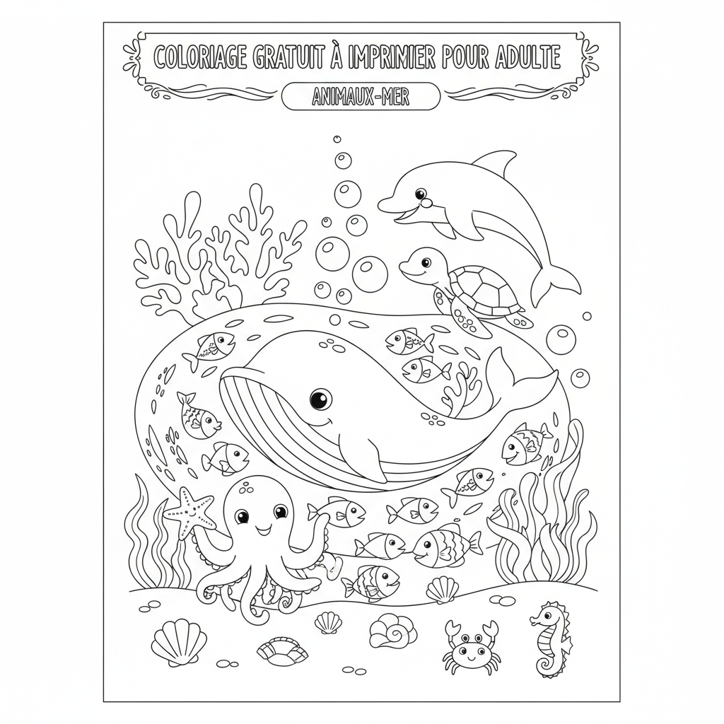 Coloriage coloriage gratuit à imprimer pour adulte 5