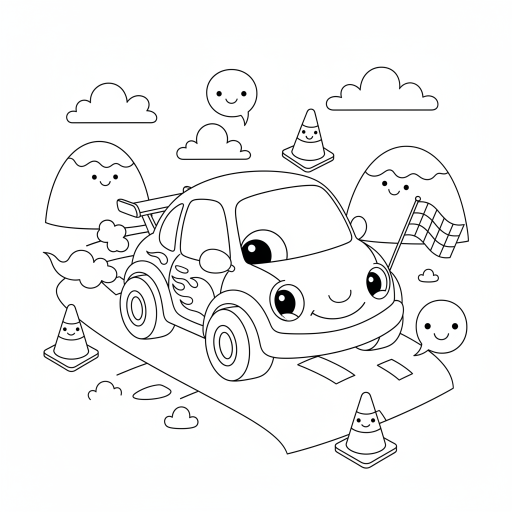 Coloriage coloriage gratuit cars à imprimer