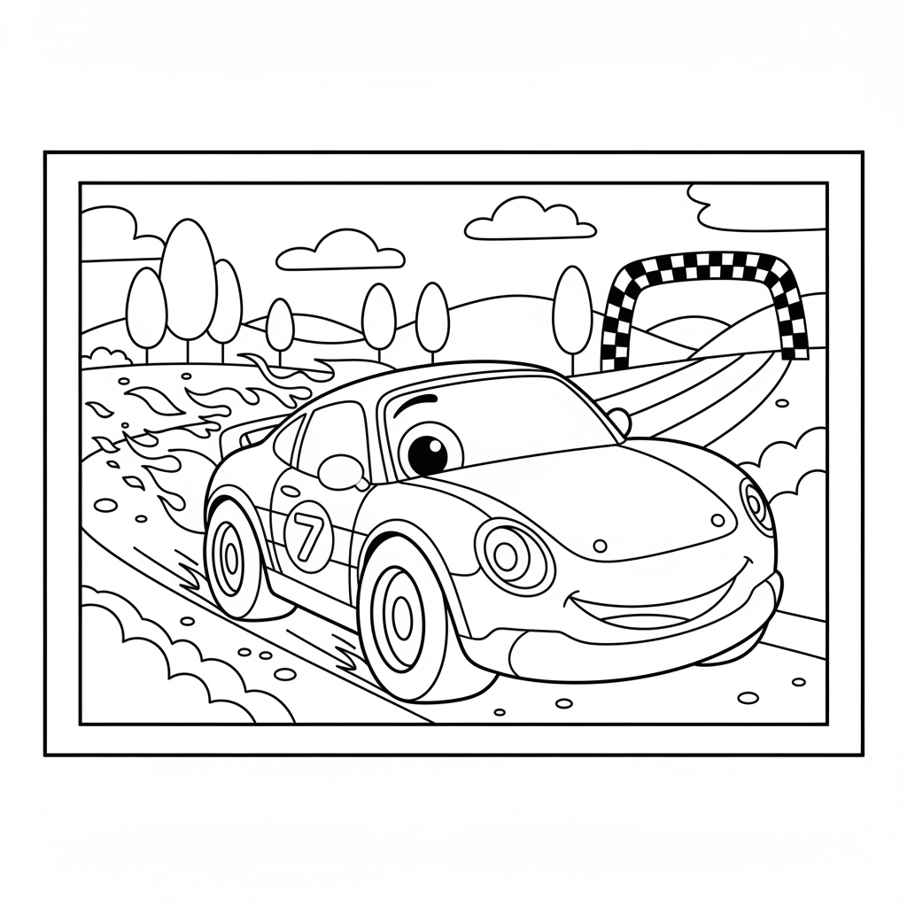 Coloriage coloriage gratuit cars à imprimer 2