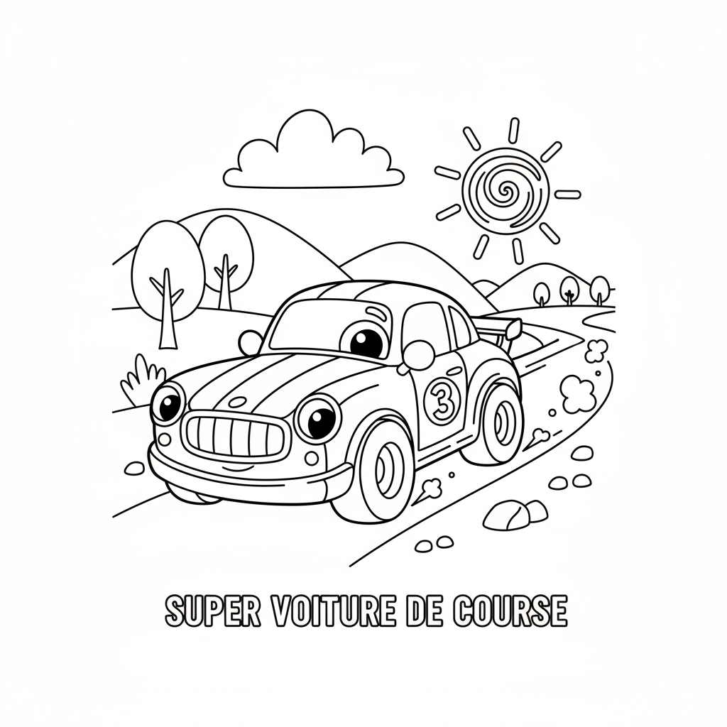 Coloriage coloriage gratuit cars à imprimer 3