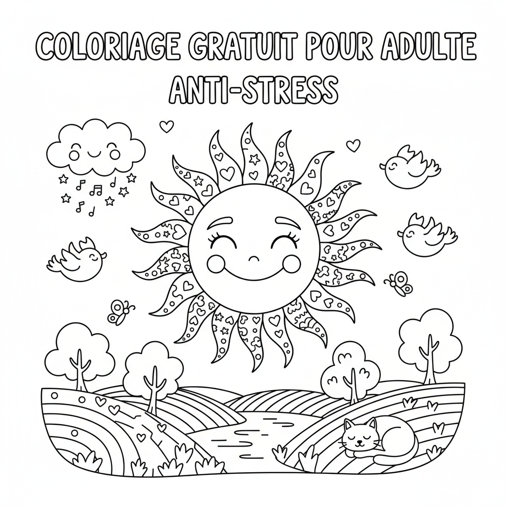Coloriage Gratuit Pour Adulte à Imprimer et Colorier