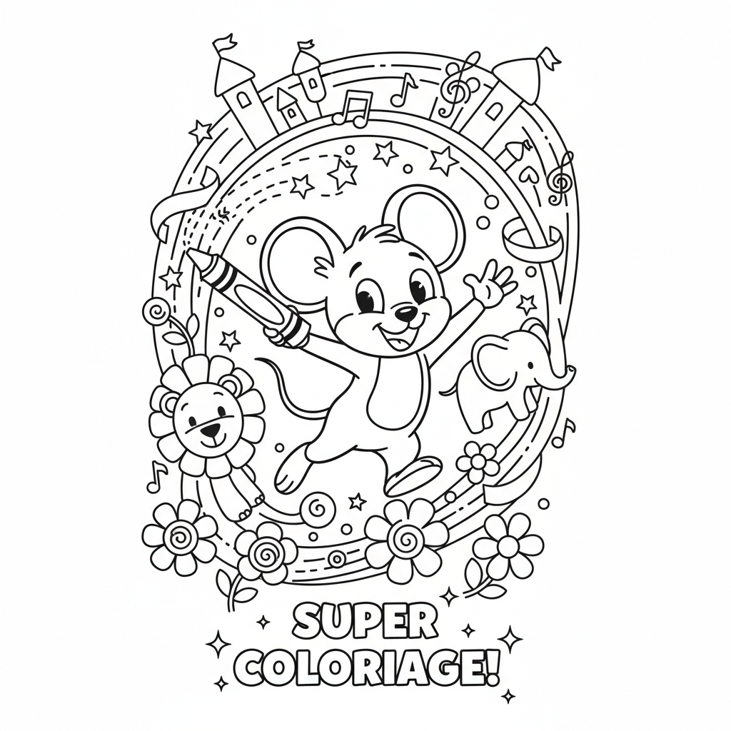 Coloriage coloriage hachette disney 5