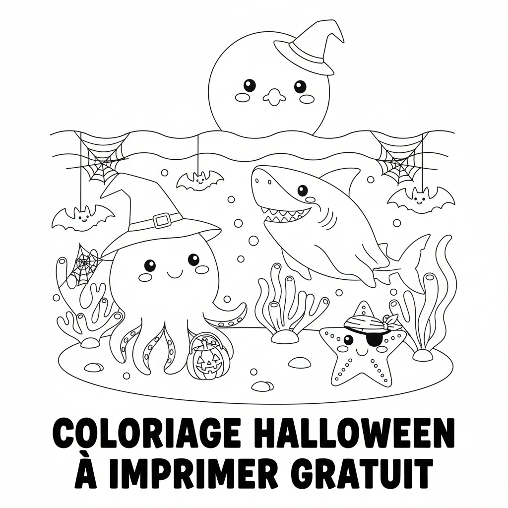 Coloriage coloriage halloween a imprimer gratuit
