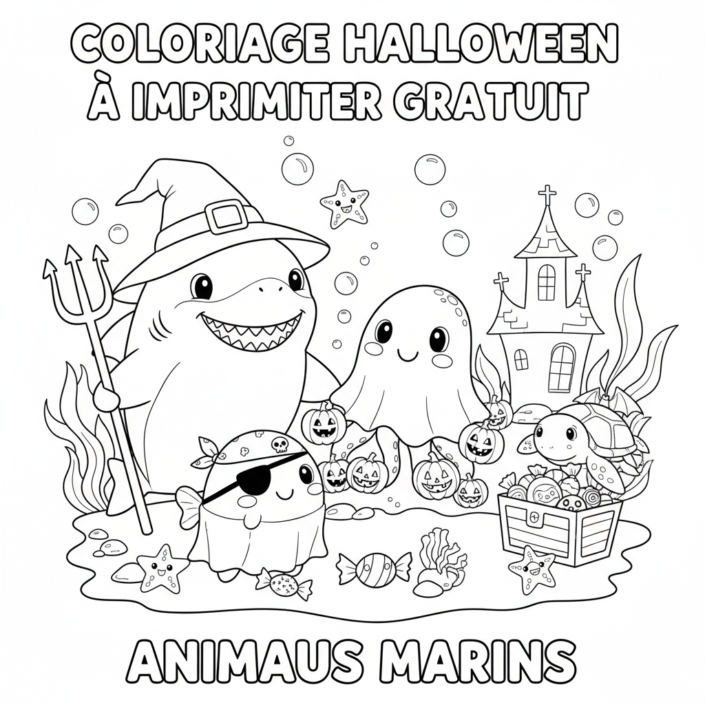 Coloriage coloriage halloween à imprimer gratuit 4