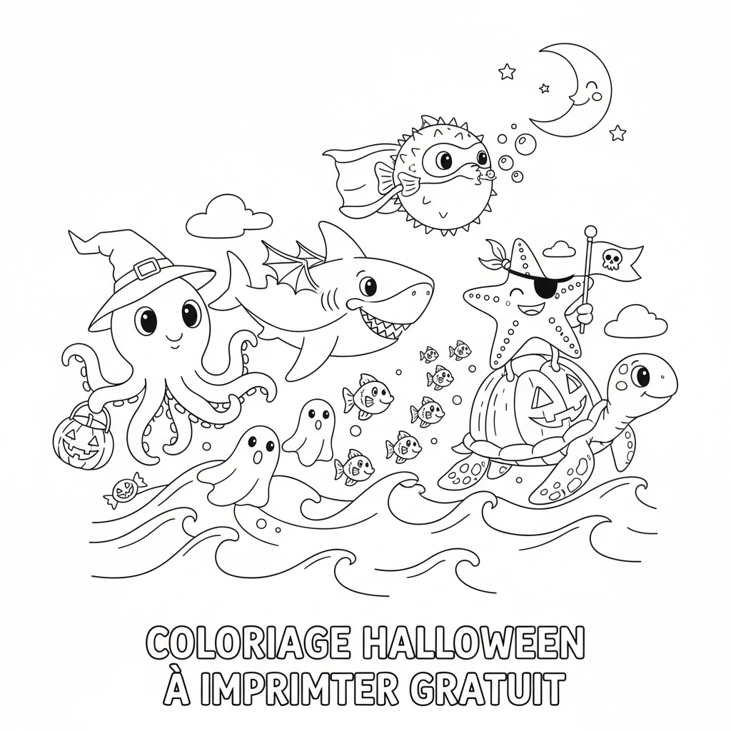 Coloriage coloriage halloween à imprimer gratuit 5