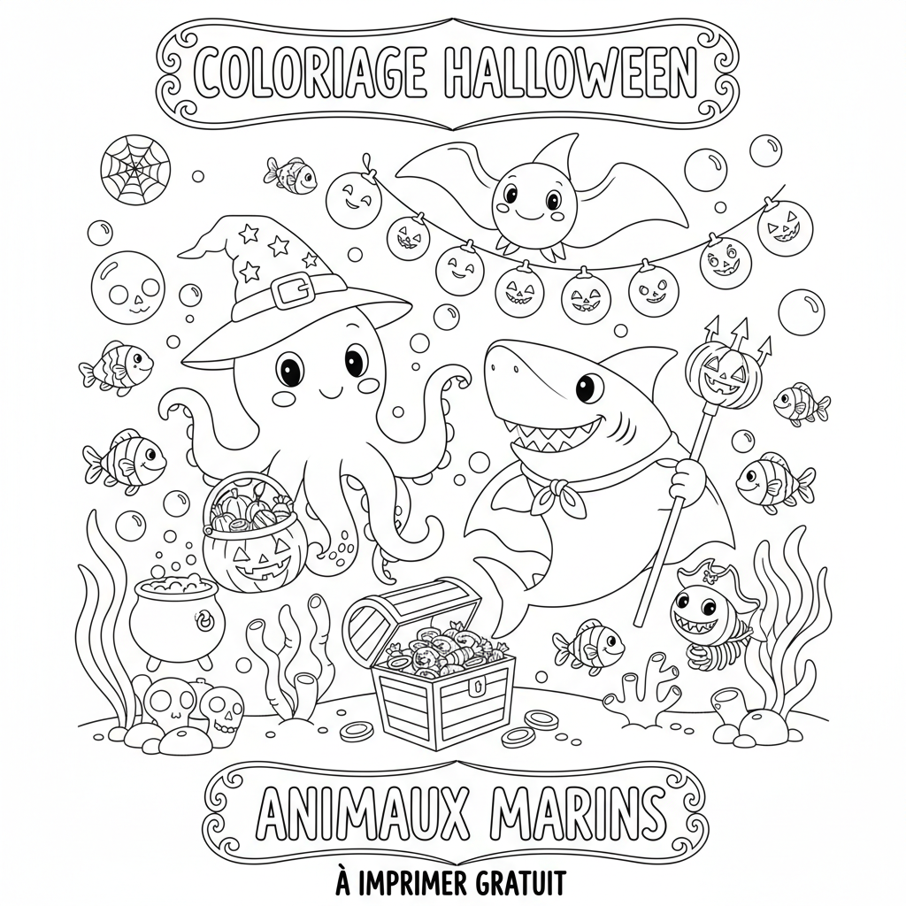 Coloriage coloriage halloween a imprimer gratuit 3