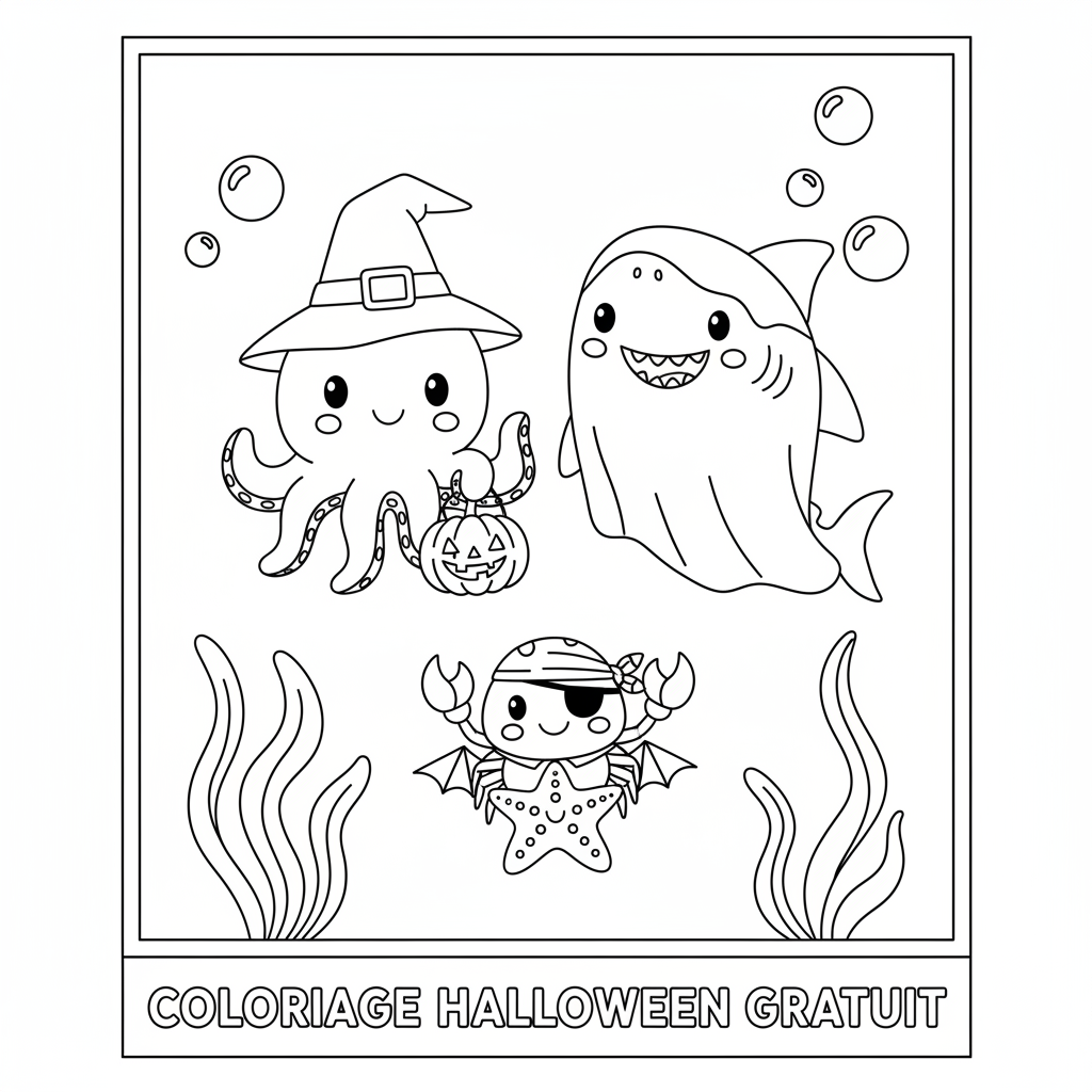 Coloriage coloriage halloween à imprimer gratuitement