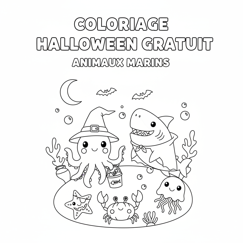 Coloriage coloriage halloween a imprimer gratuitement