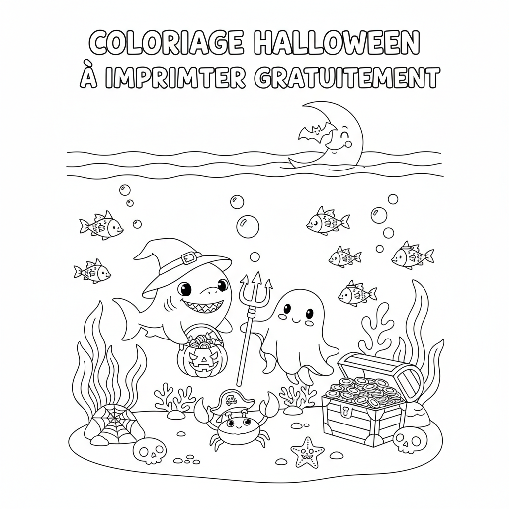 Coloriage coloriage halloween à imprimer gratuitement 3