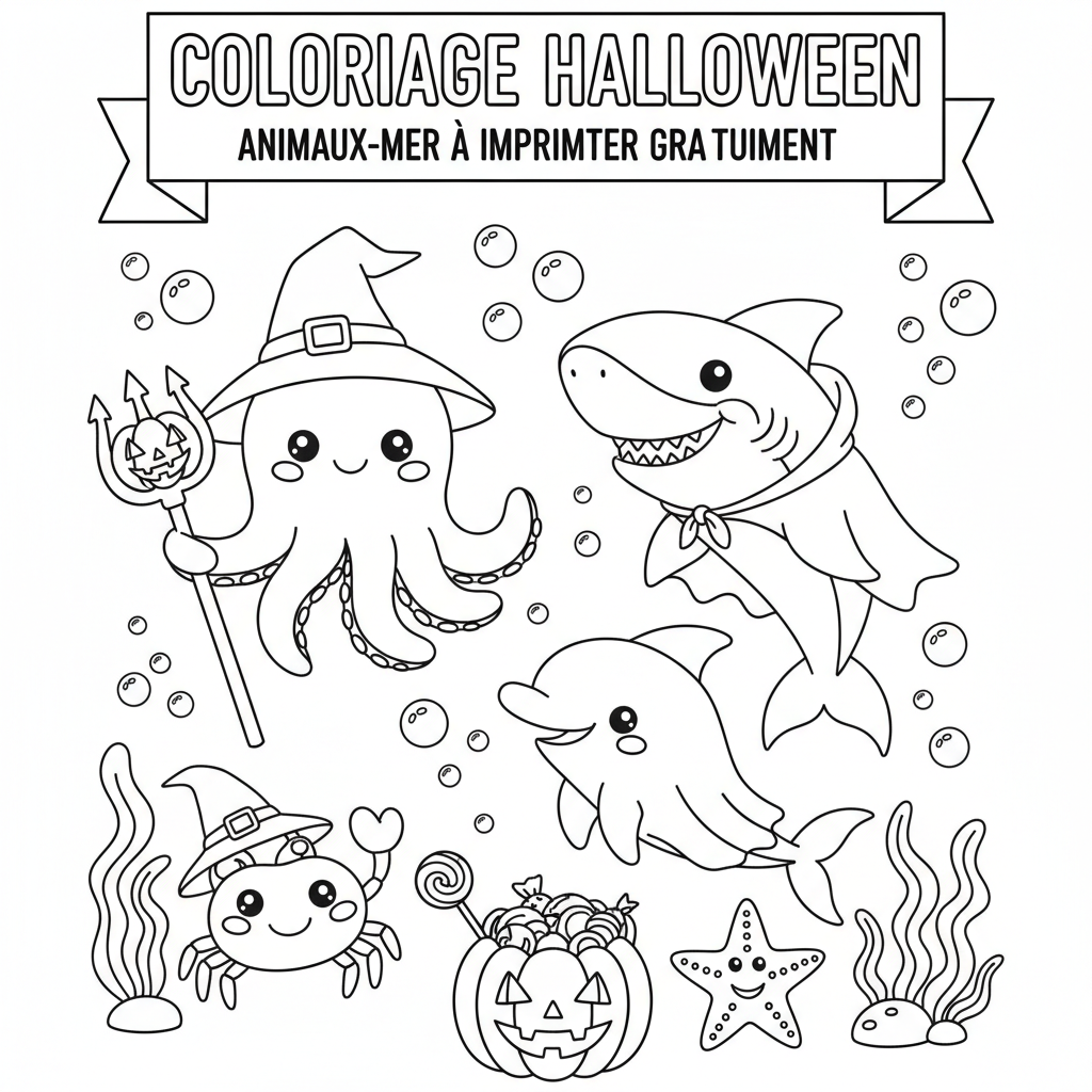 Coloriage coloriage halloween a imprimer gratuitement 4