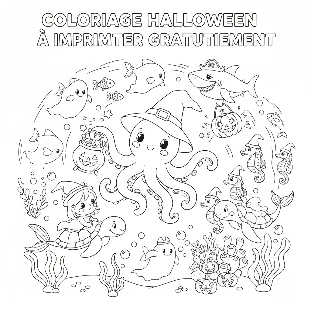 Coloriage coloriage halloween a imprimer gratuitement 5