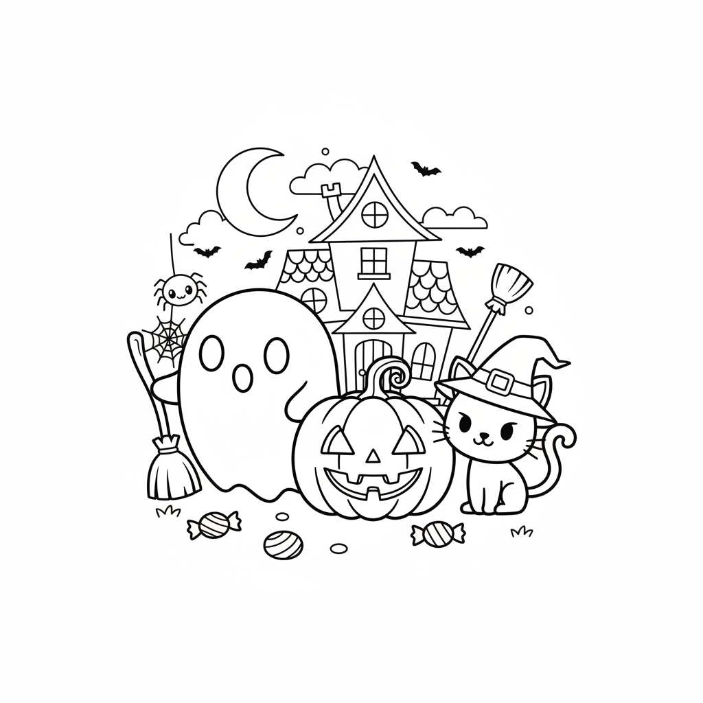 Coloriage Halloween Disney Gratuit à Imprimer