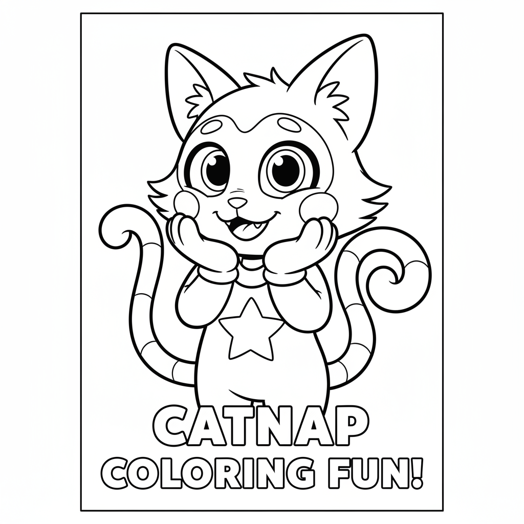 Coloriage coloriage huggy wuggy 4