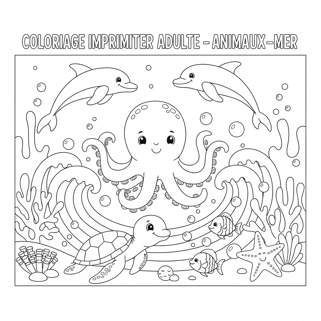 Coloriage coloriage imprimer adulte 3