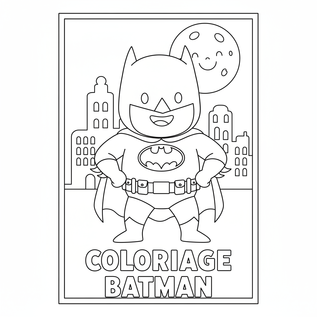 Coloriage coloriage imprimer batman