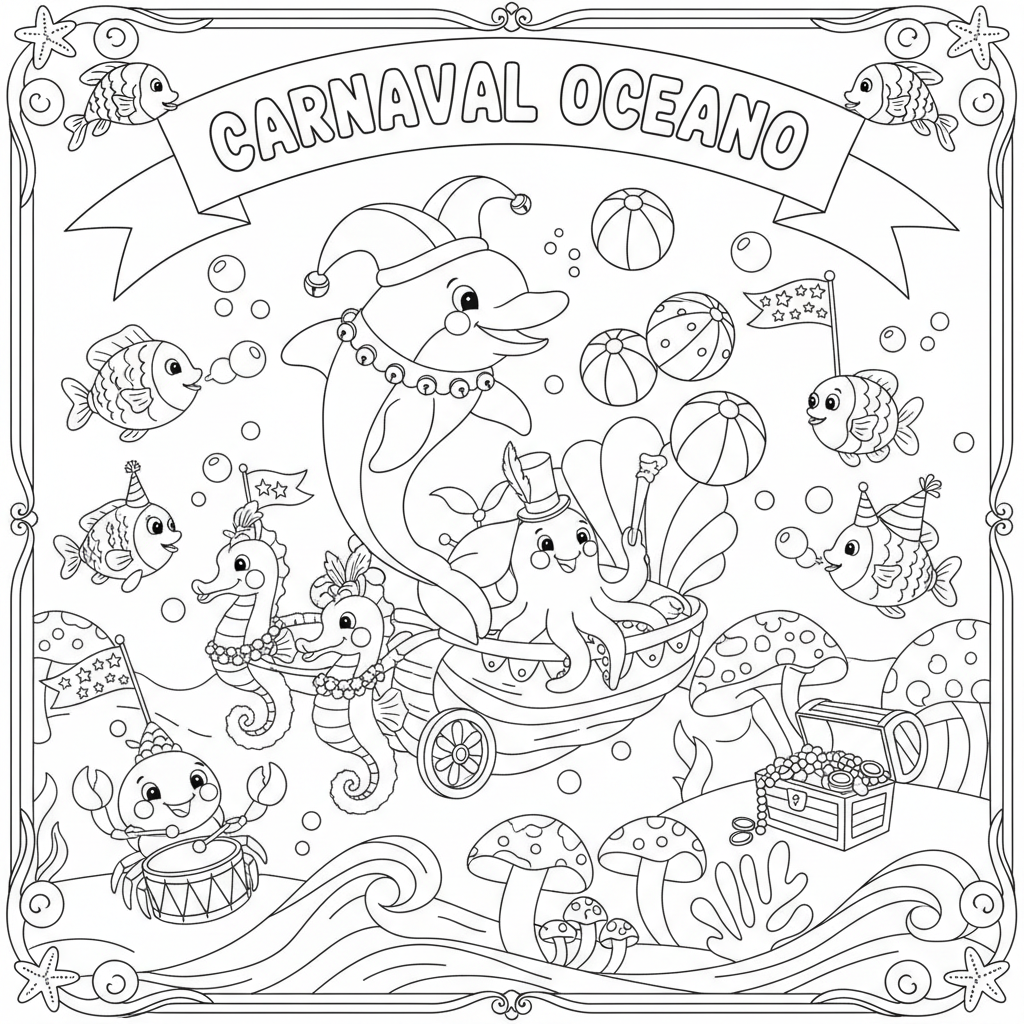Coloriage coloriage imprimer carnaval 2