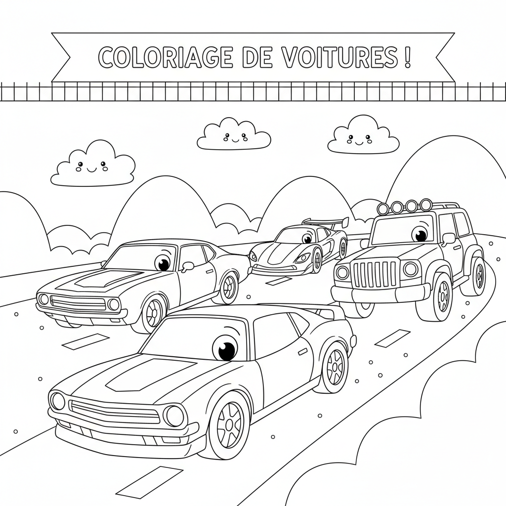 Coloriage coloriage imprimer cars 2