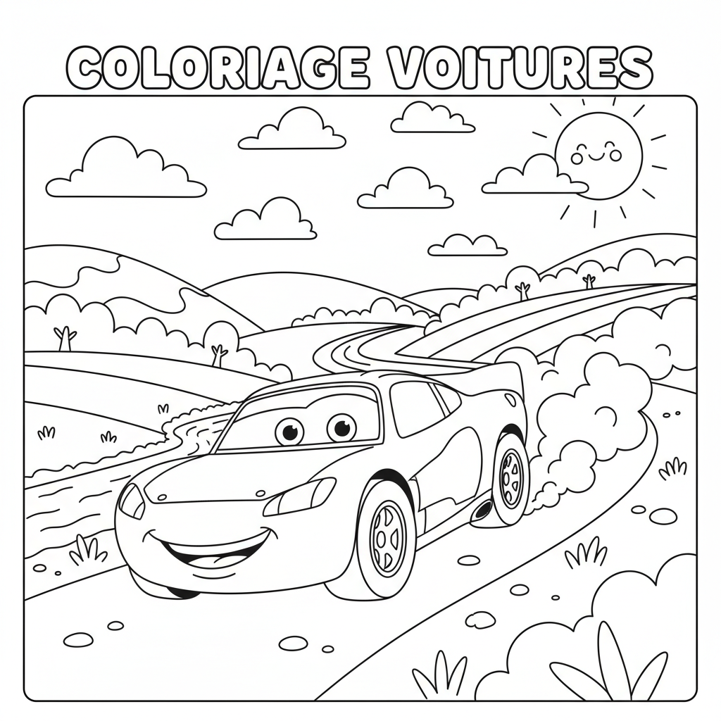 Coloriage coloriage imprimer cars 3
