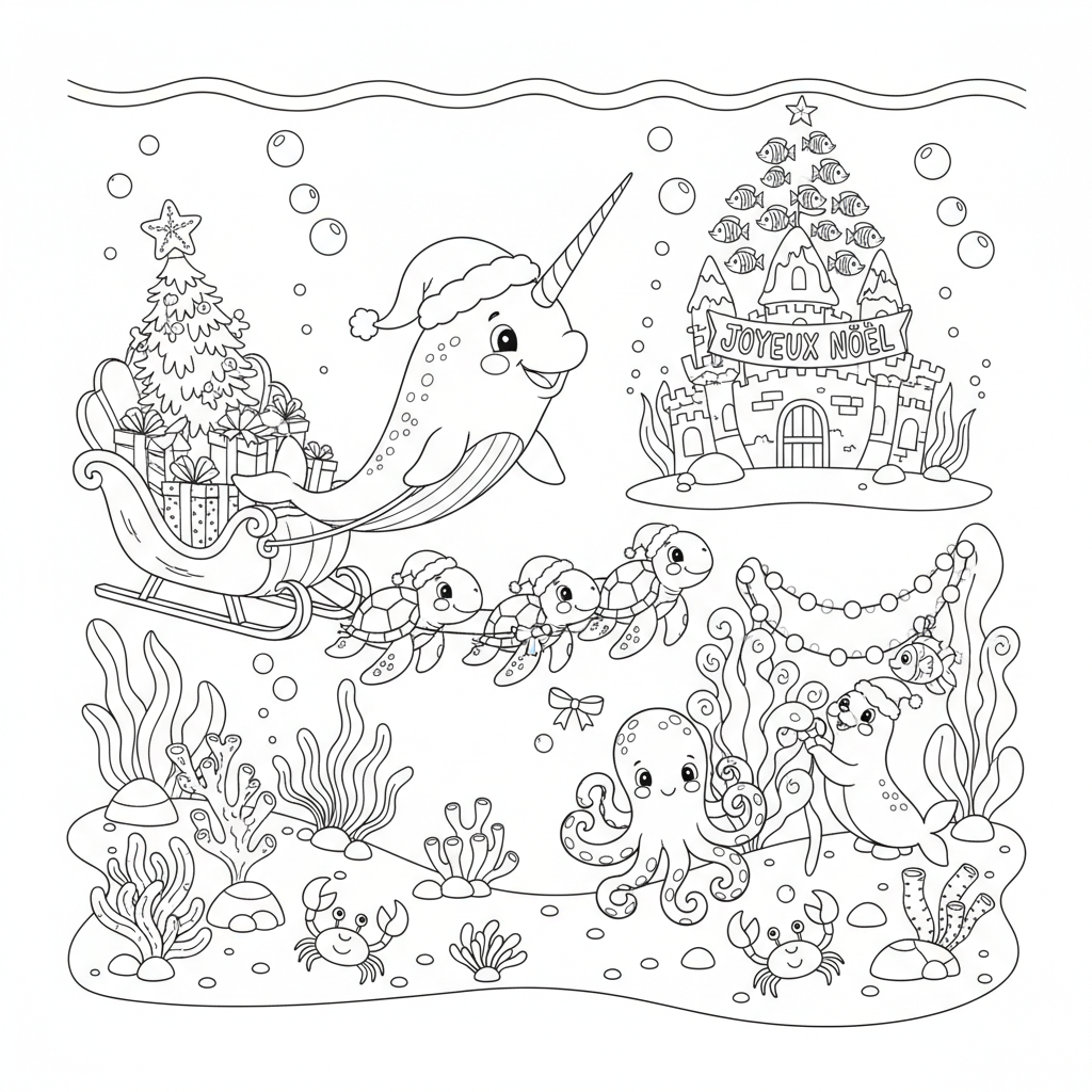 Coloriage coloriage imprimer de noel 3