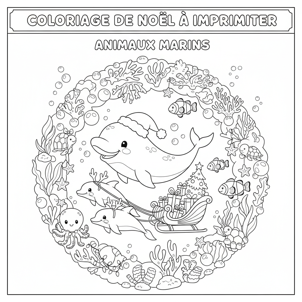 Coloriage coloriage imprimer de noel 5