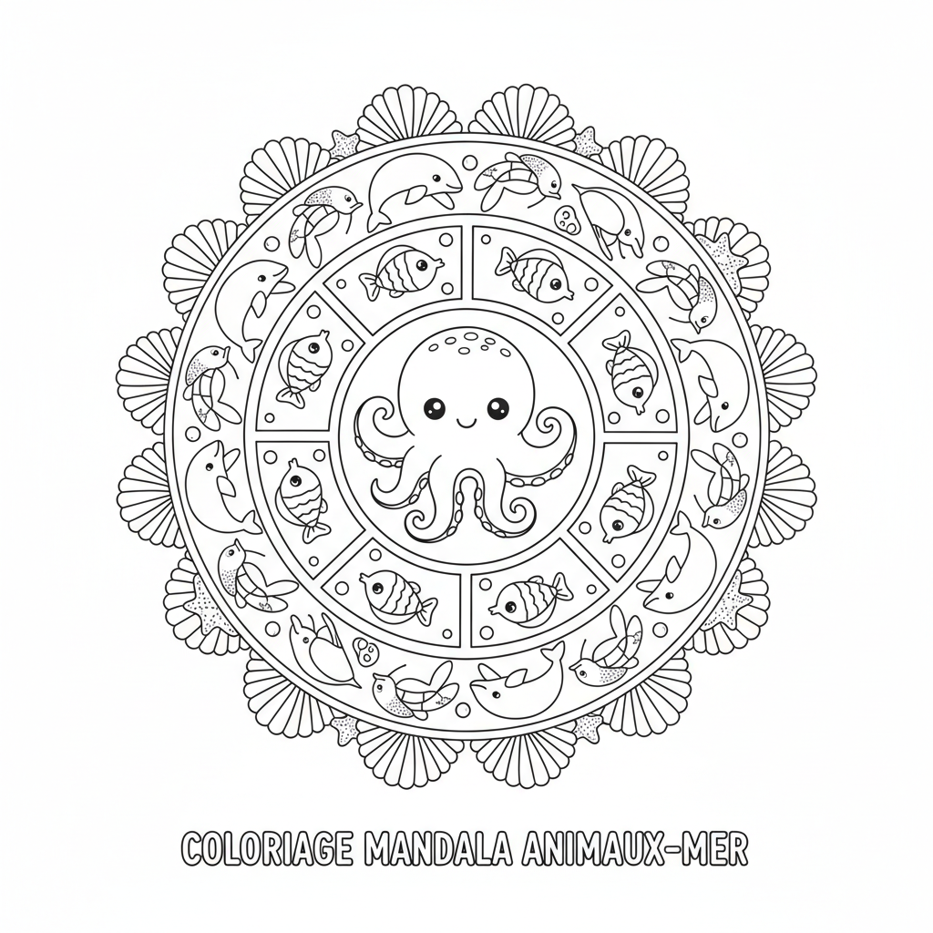 Coloriage coloriage imprimer mandala 2