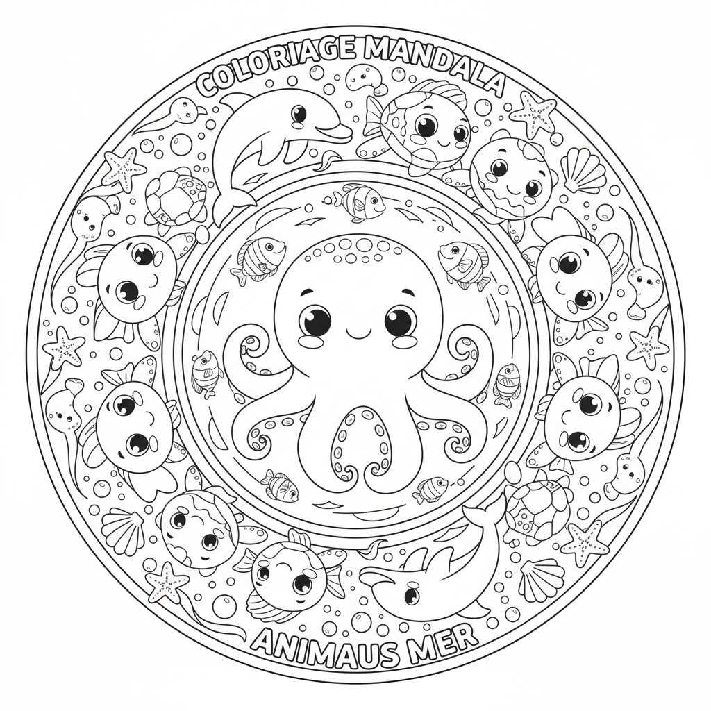 Coloriage coloriage imprimer mandala 4