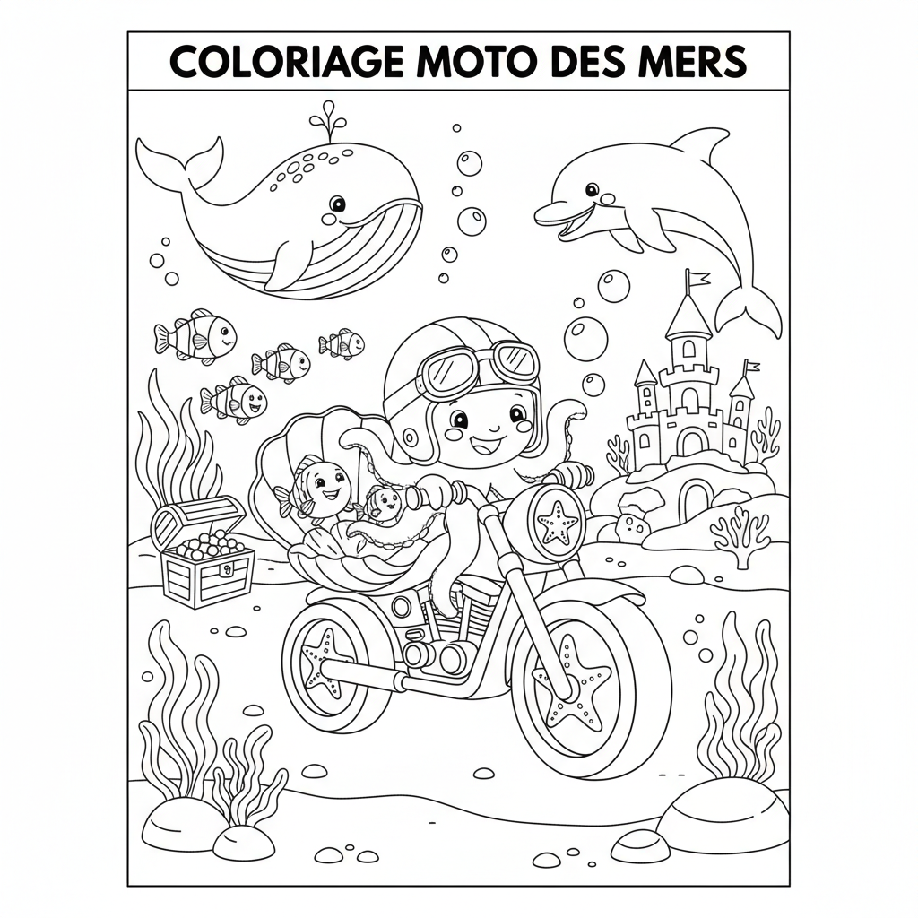 Coloriage coloriage imprimer moto 2