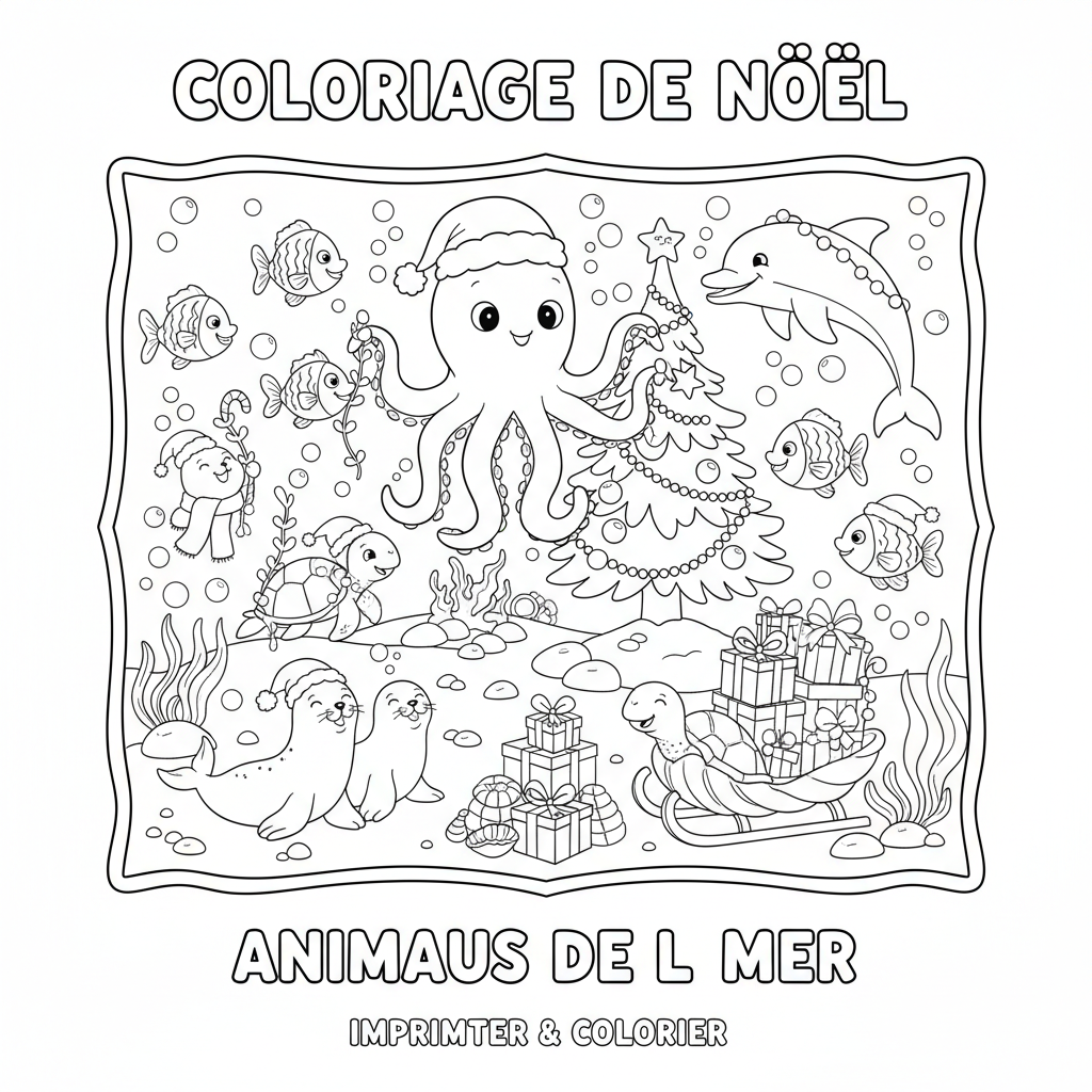 Coloriage coloriage imprimer noel 3