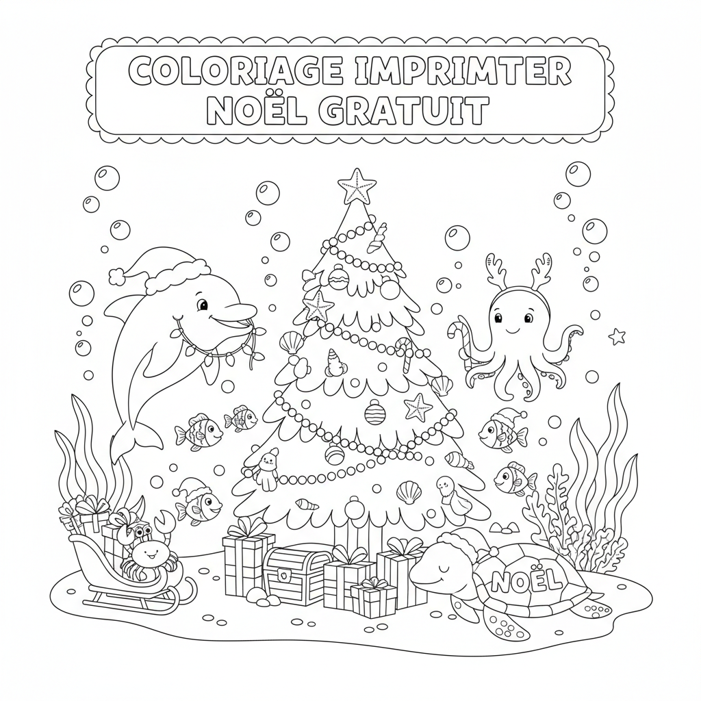 Coloriage coloriage imprimer noel gratuit 2
