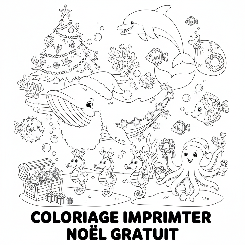 Coloriage coloriage imprimer noel gratuit 5