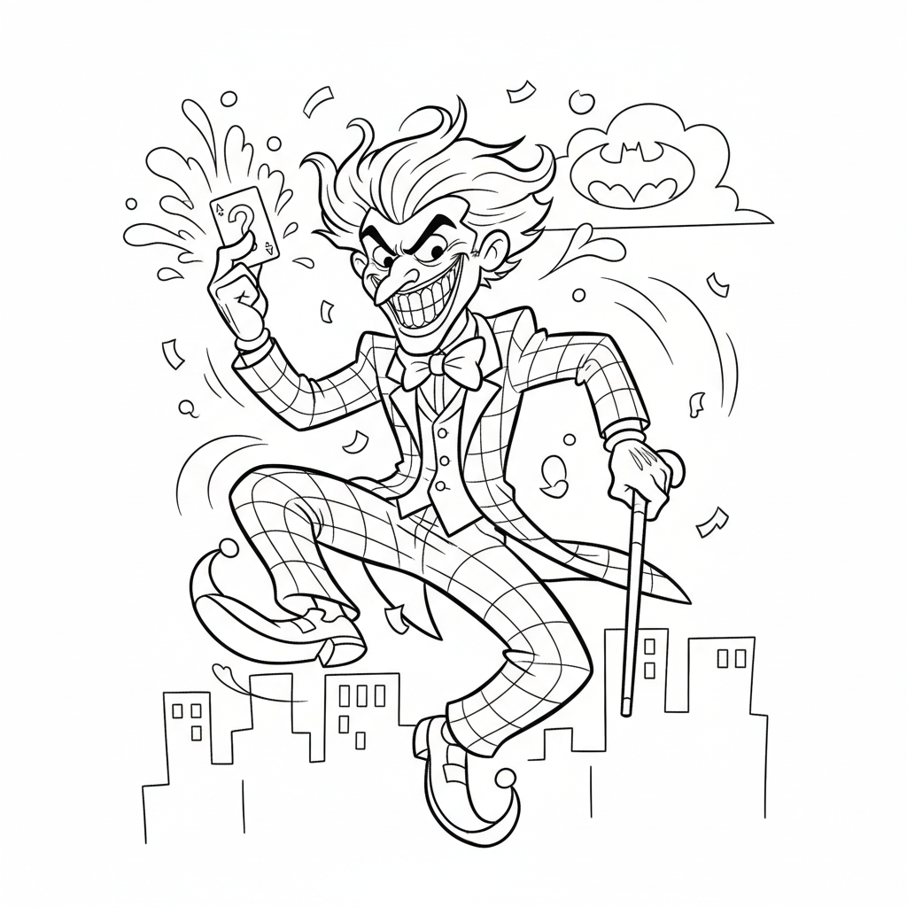 Coloriage coloriage joker 5