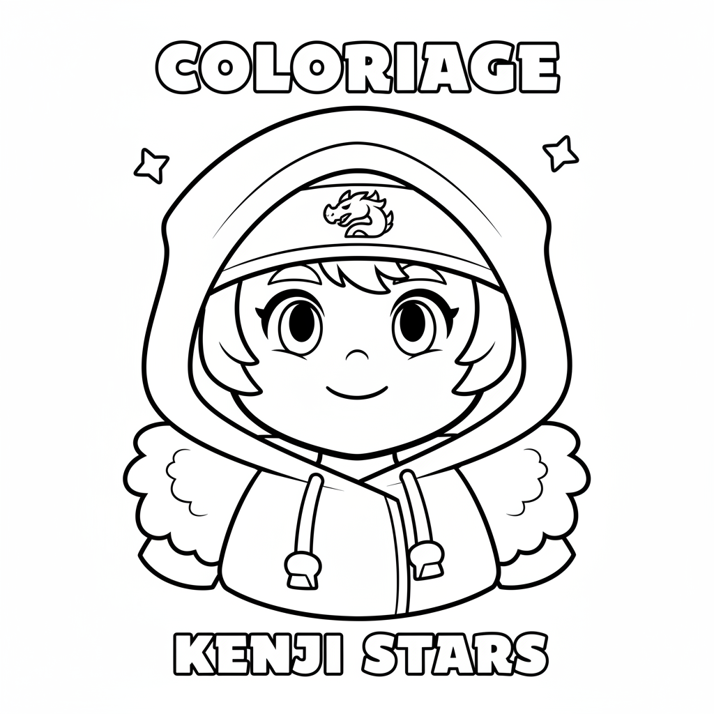 Coloriage coloriage kenji brawl stars 4