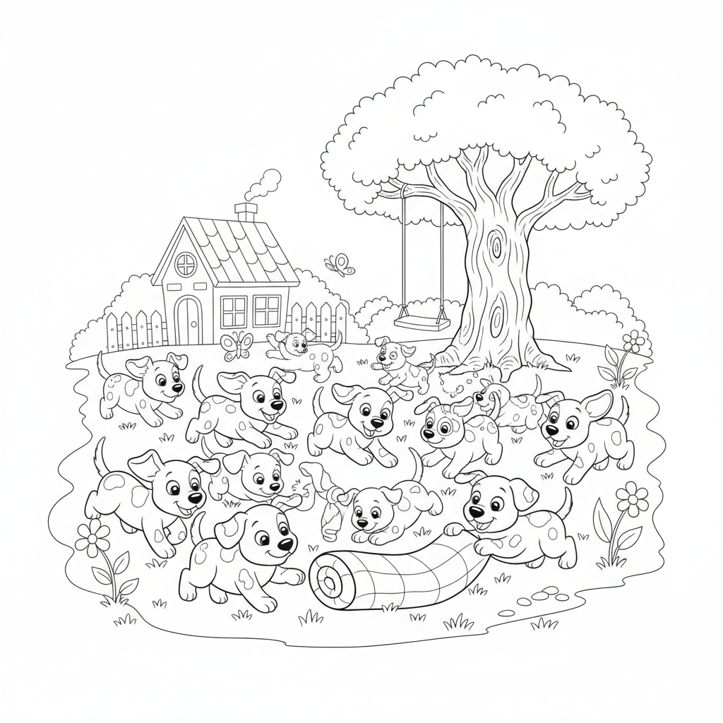 Coloriage coloriage les 101 dalmatiens 2