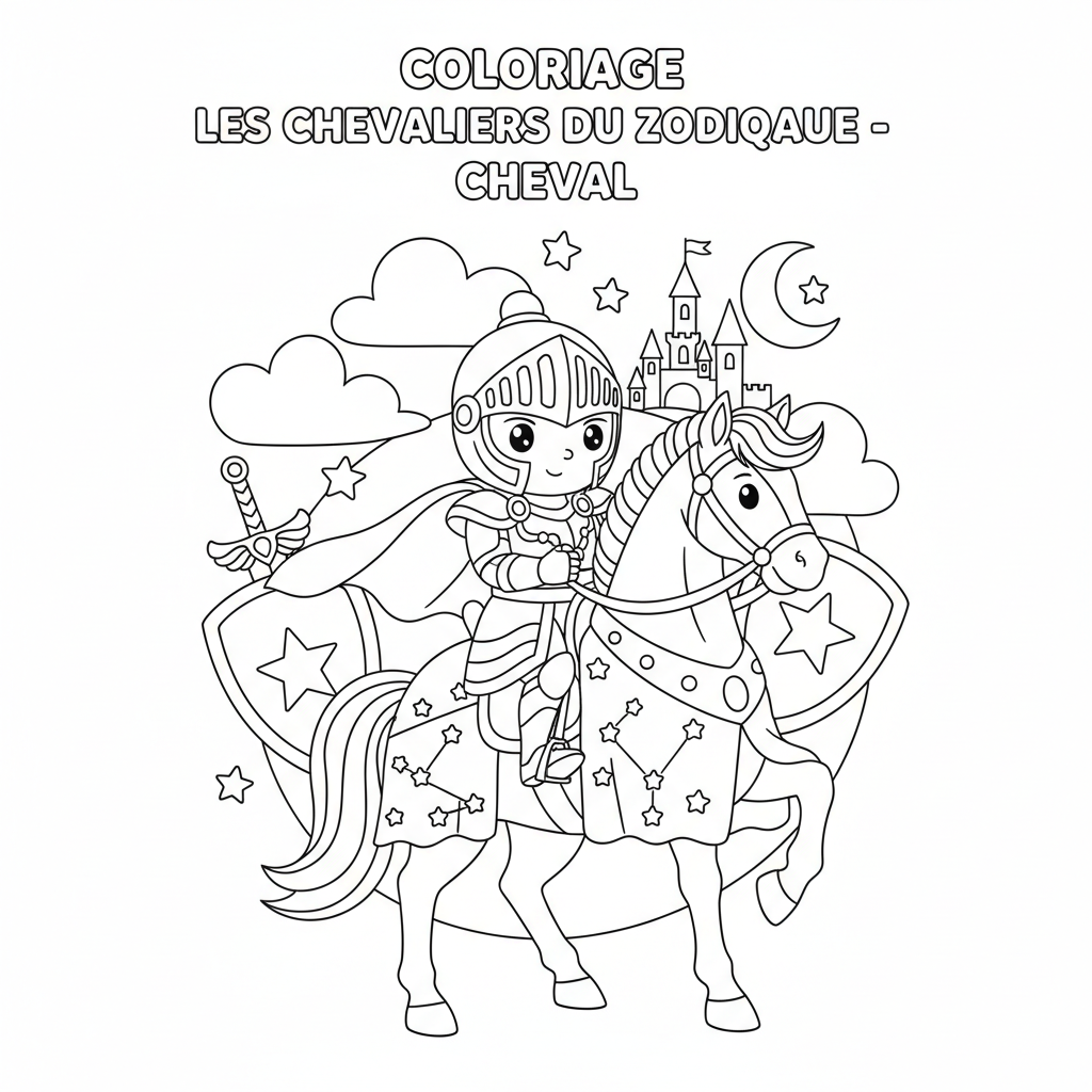 Coloriage coloriage les chevaliers du zodiaque 2
