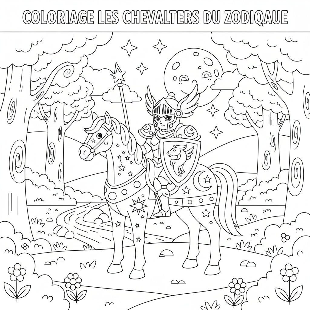 Coloriage coloriage les chevaliers du zodiaque 3