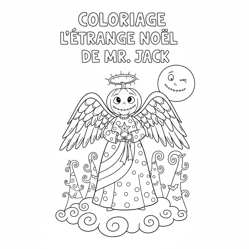 Coloriage coloriage l'étrange noel de mr jack 2