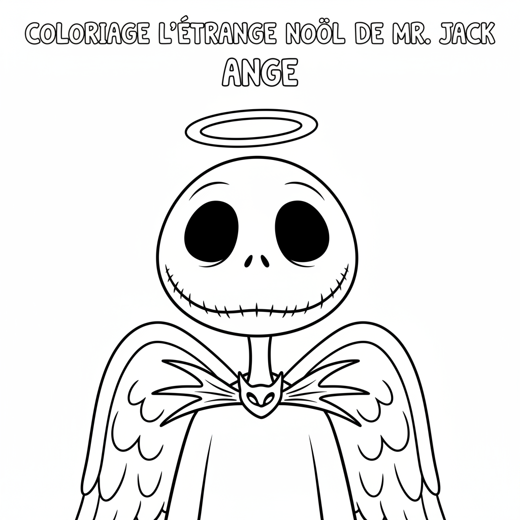 Coloriage coloriage l'étrange noel de mr jack 4