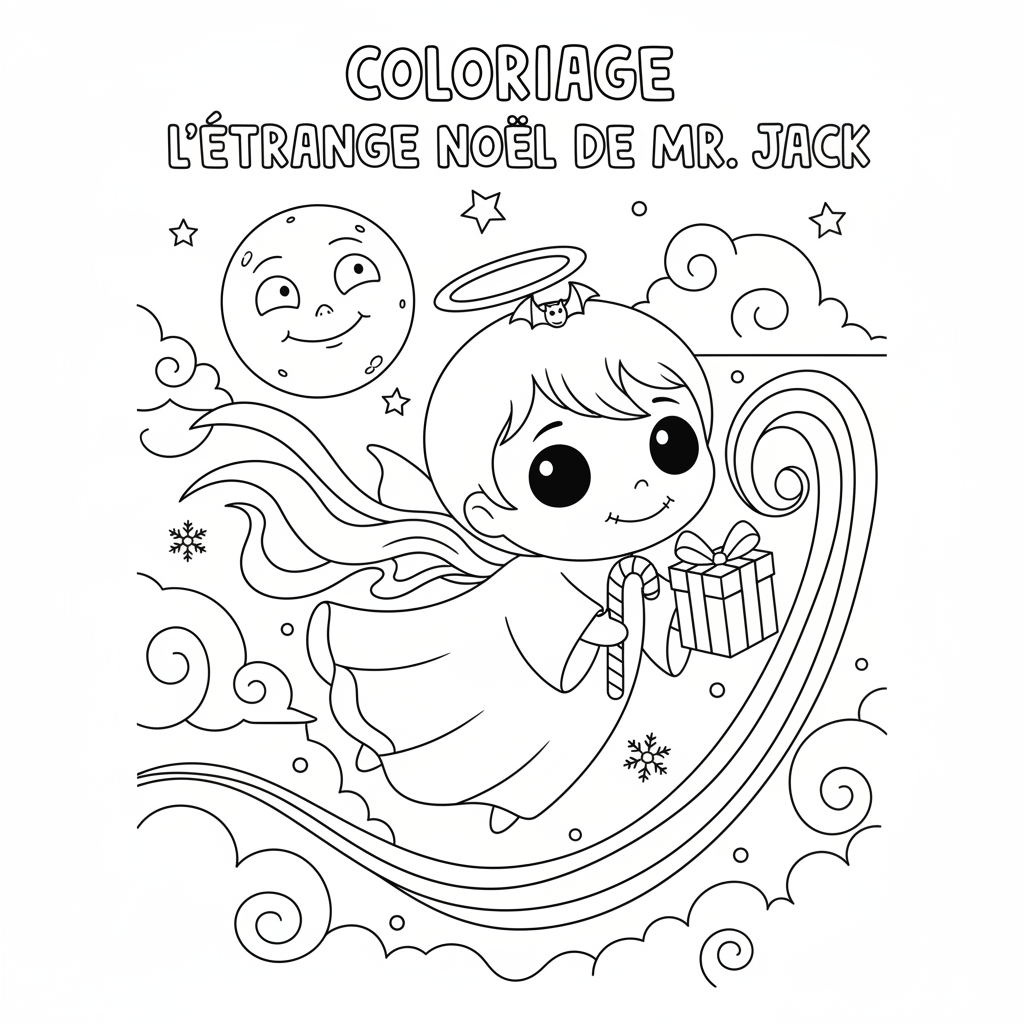 Coloriage coloriage l'étrange noel de mr jack 5