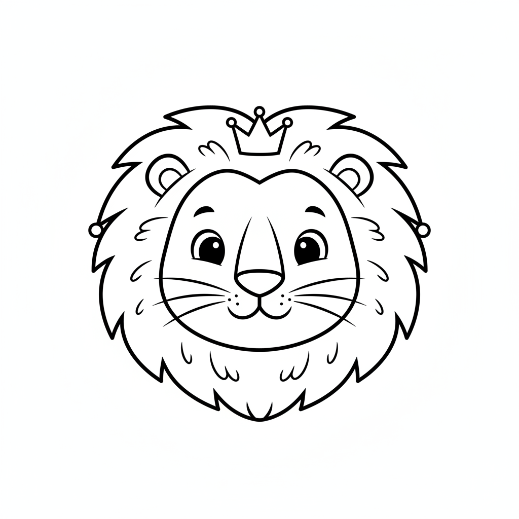 Coloriage coloriage lion à imprimer 2