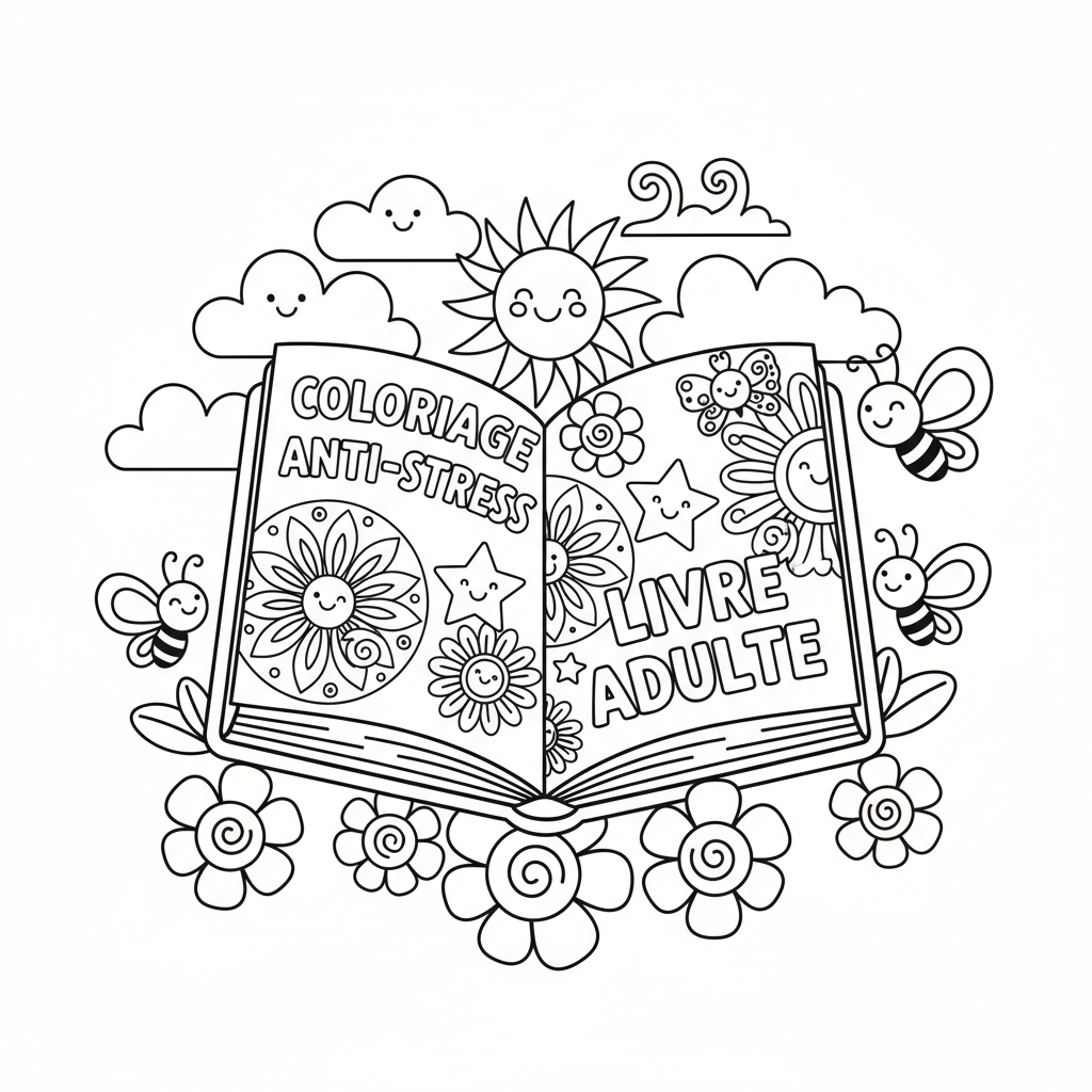 Coloriage Livre Adulte Gratuit à Imprimer chez vous