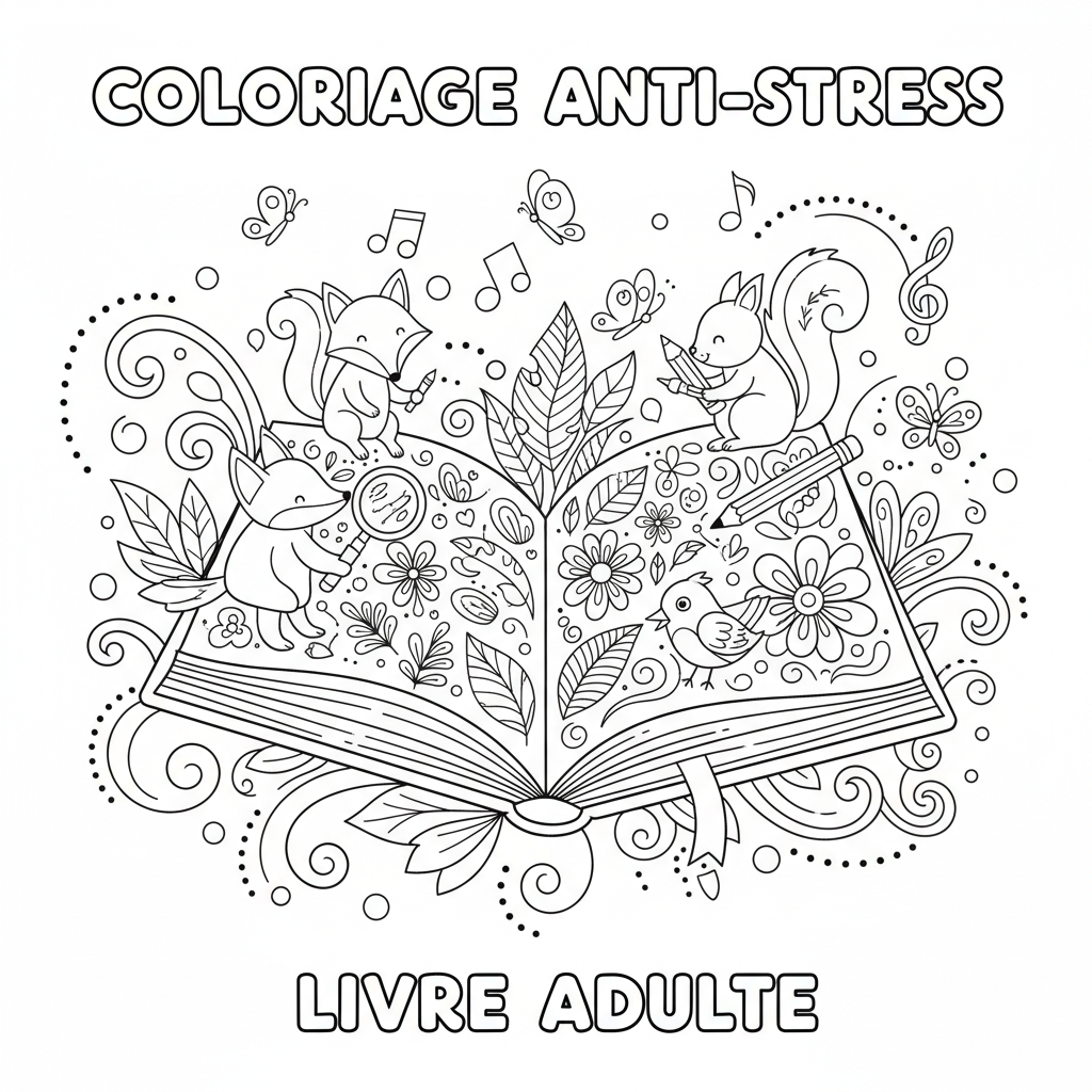 Coloriage coloriage livre adulte 5