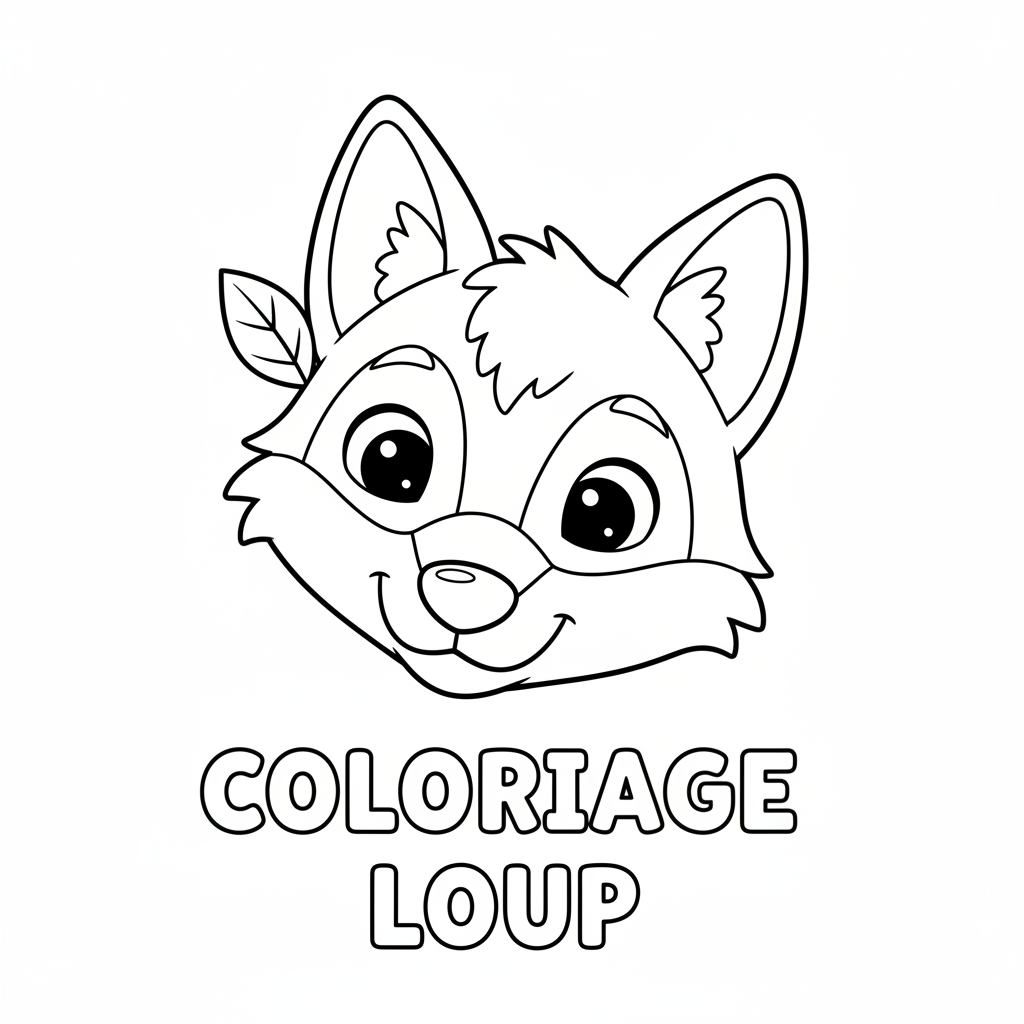 Coloriage coloriage loup imprimer 4