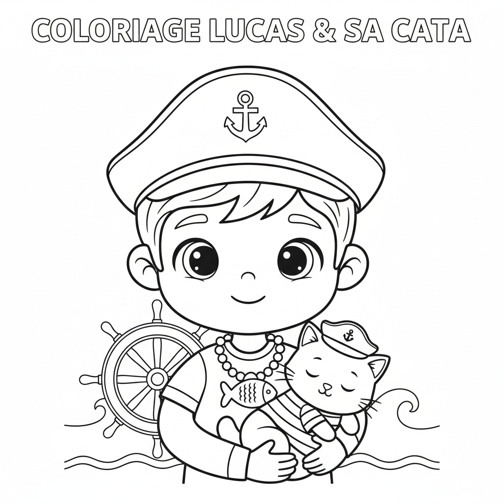 Coloriage coloriage lucas la cata 4