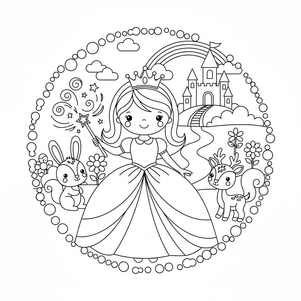 Coloriage Magic Disney Gratuit à Imprimer