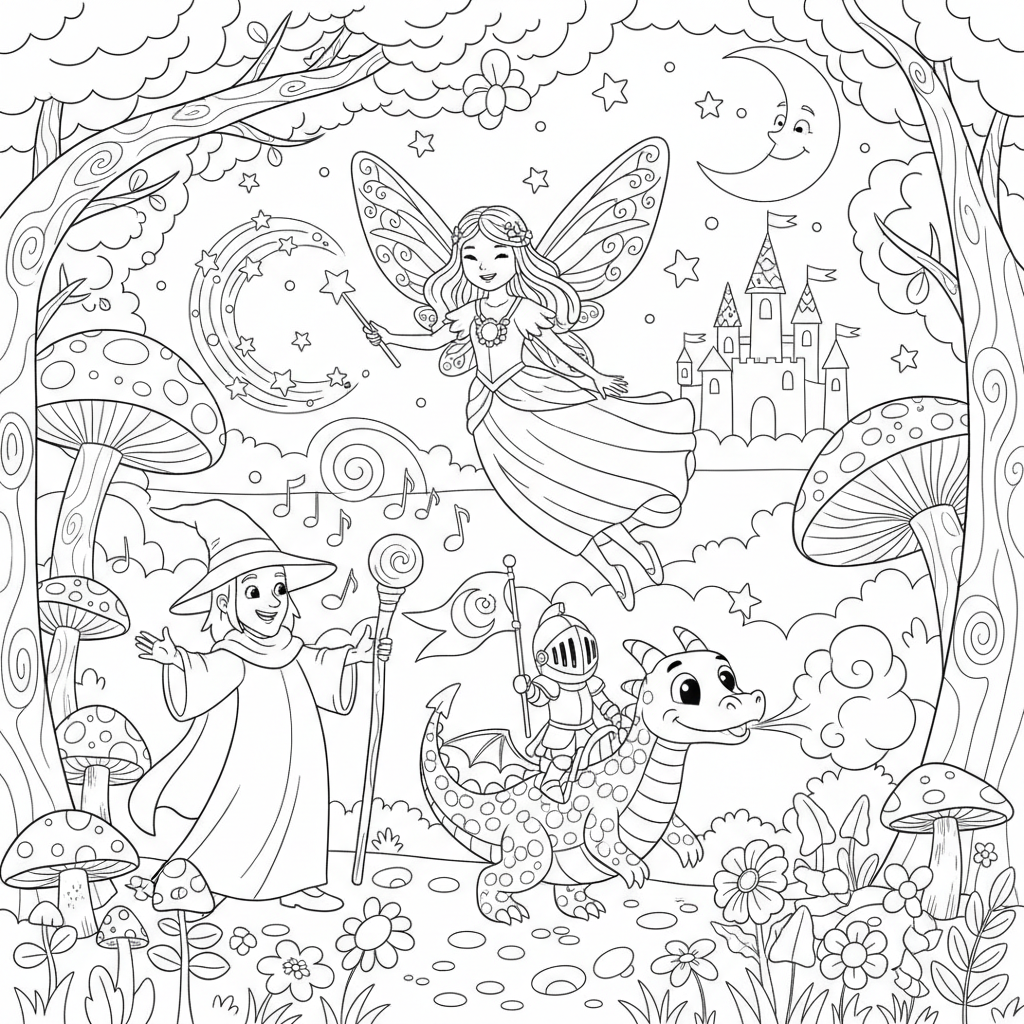 Coloriage coloriage magic disney 5